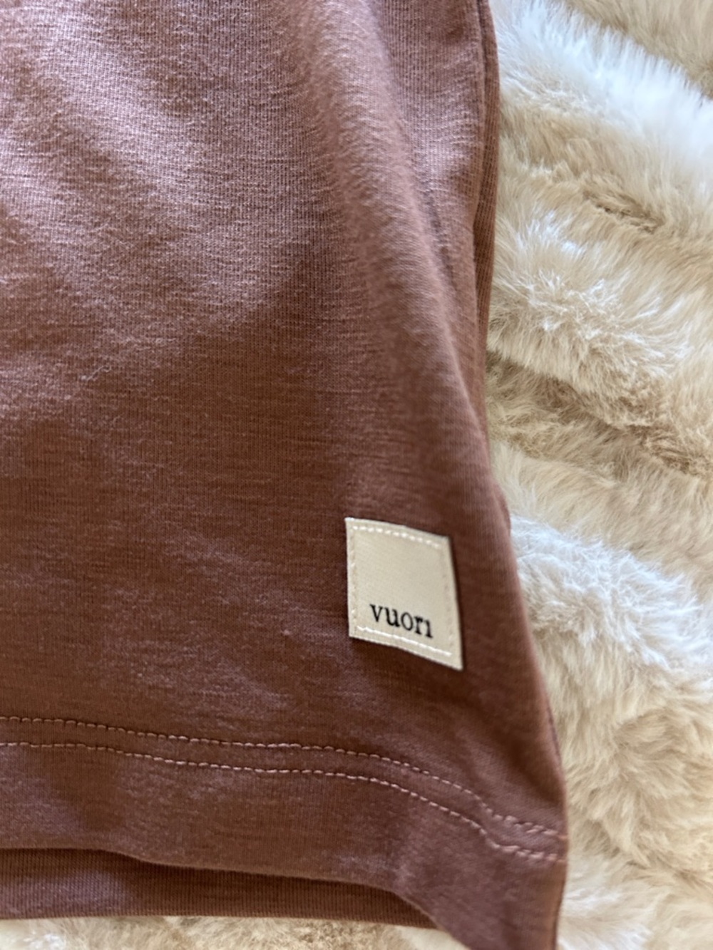 Vuori Dusty Mauve Short Sleeve Tee